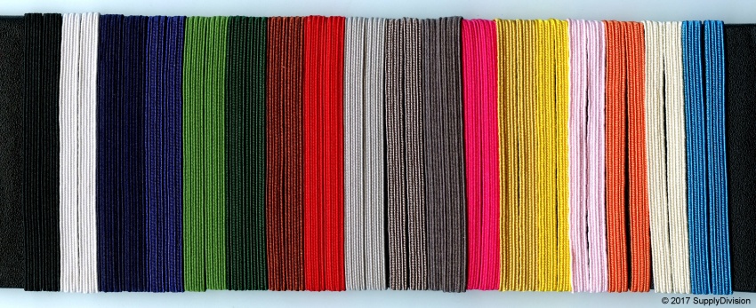 6 cord 5mm elastic ring A6, 50 pack.